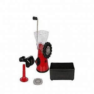 Haris Traders - BLACK & DECKER Chopper FC300 with ice crushing and meat  mincing capability, single-speed operation, and stainless steel layered  4-blade system. It also has features like a rubber grip/lid, cord