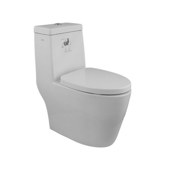 Porta HD1000A One Piece automatic commode with Hydraulic seat cover