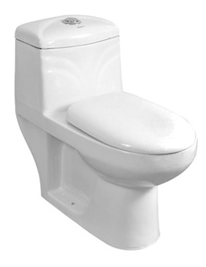 Marachi MA-2006 Commode With Hydraulic Dual Fitting Seat Cover (4 inch)