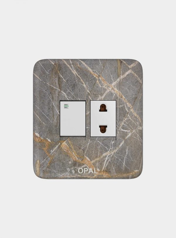 Opal 1 Switch + 1 Socket (Fort)