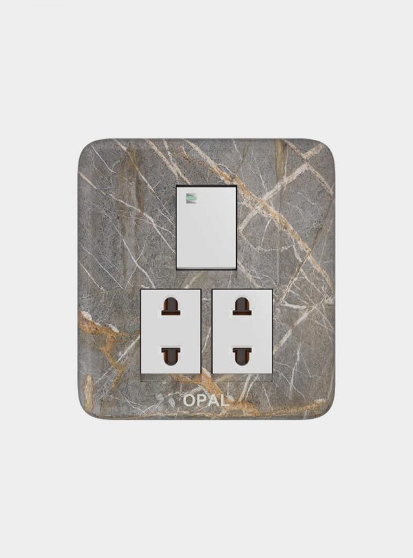 Opal 1 Switch + 2 Socket (Fort)