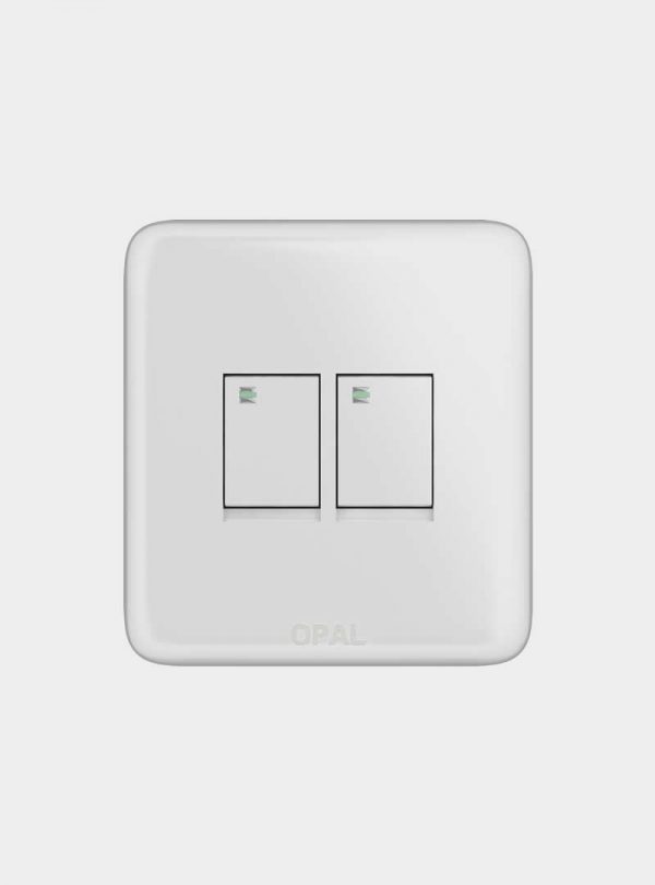 Opal 2 Gang Switch (Royal)