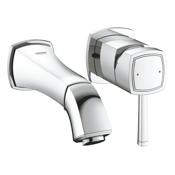 Grohe Grandera 2-Hole Wall Mount Basin Mixer