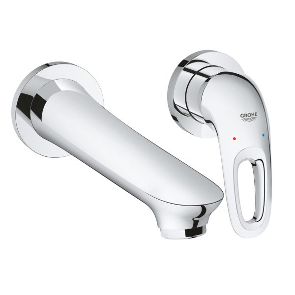 Grohe New EuroStyle 2015 2-Hole Wall Mount Basin Mixer