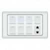 PARADISE ECO 7 GANG SWITCH PLUS 1 SOCKET