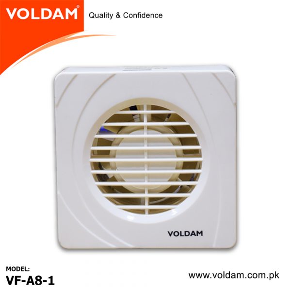 Voldam A8-1 Standard Wall & Glass Exhaust Fan 8″