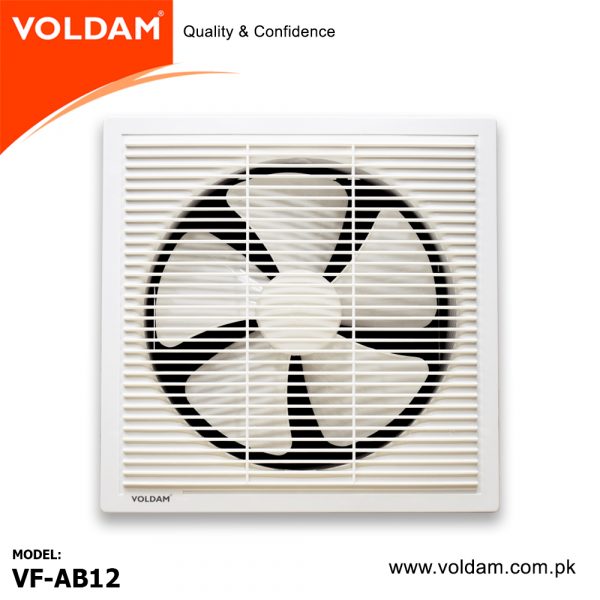 Voldam AB12 (Off-White) Grille Exhaust Fan 12″