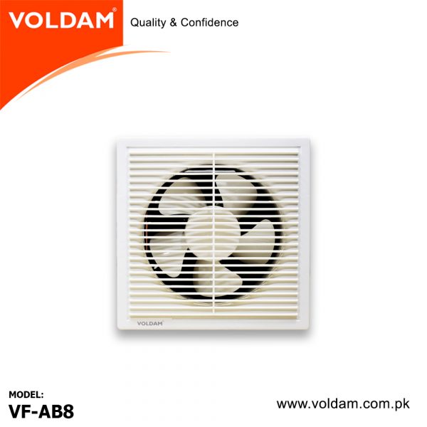 Voldam AB8 (Off-White) Grille Exhaust Fan 8″