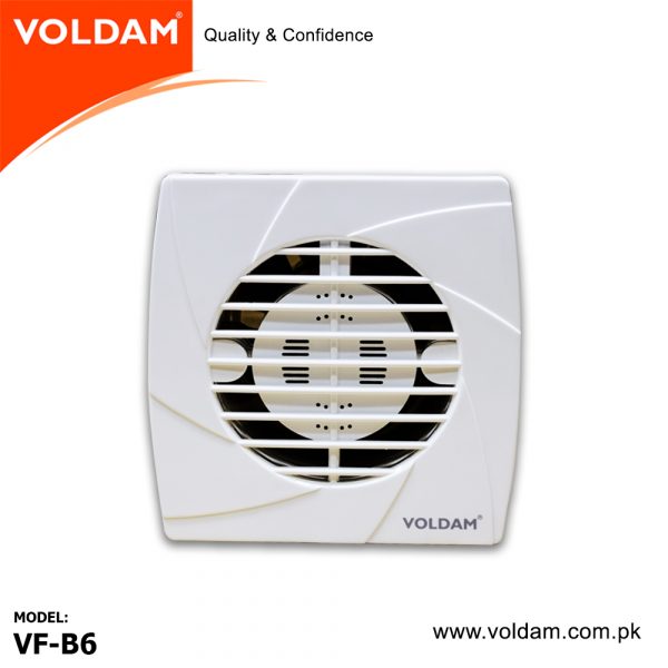 Voldam B6 Ultra Thin Panel Exhaust Fan 6″