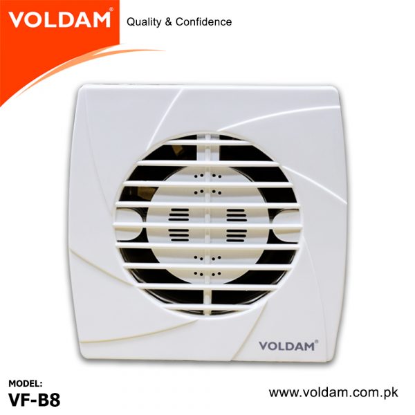 Voldam B8 Ultra Thin Panel Exhaust Fan 8″