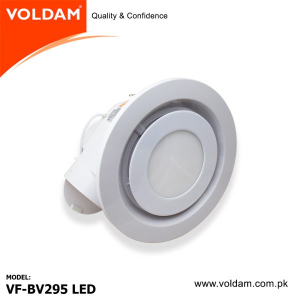 Voldam BV295LED Ceiling Exhaust Fan Built-in 14 watts LED 12″