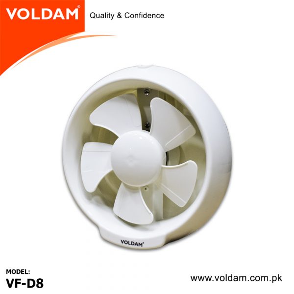 Voldam D8 Window Glass Exhaust Fan 8″