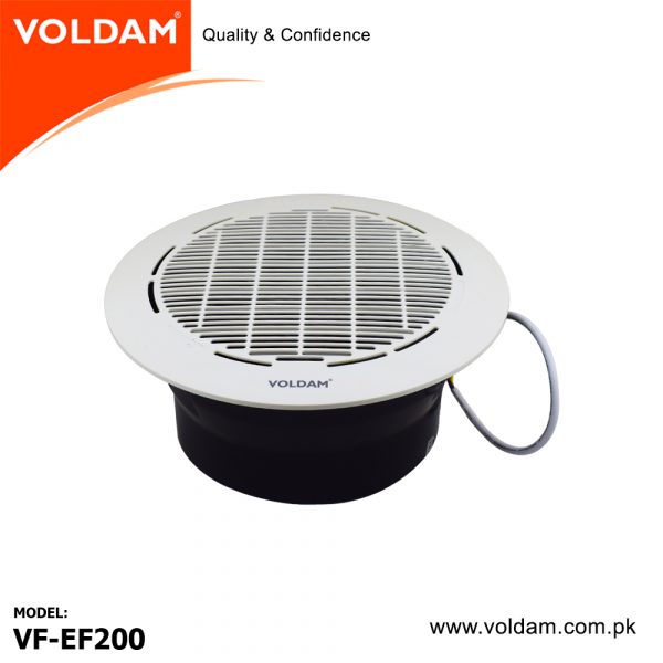 Voldam EF200 Ceiling Exhaust Fan Butter Fly Shutter 10″