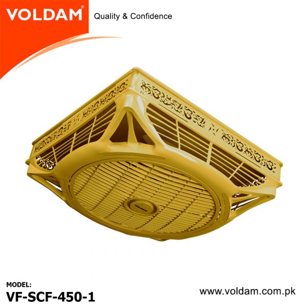 Voldam False Ceiling Fans SCF-450-1 (BEIGE) (3 in 1) option 18″