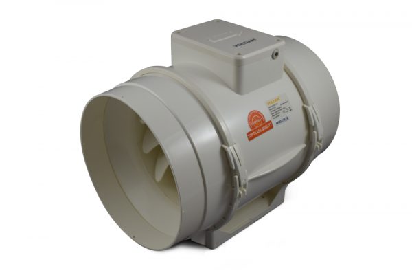 Voldam IC10 Mixed Flow In-Line Duct Fan (Exhaust / Blower) 10"