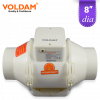 Voldam IC8 Mixed Flow In-Line Duct Fan (Exhaust / Blower) 8"