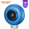 Voldam ID10 Metal Centrifugal In-Line Duct Fan (Exhaust / Blower) 10″