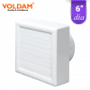 Voldam M6-1 (Square Shape) Automatic Shutter Exhaust Fan 6″