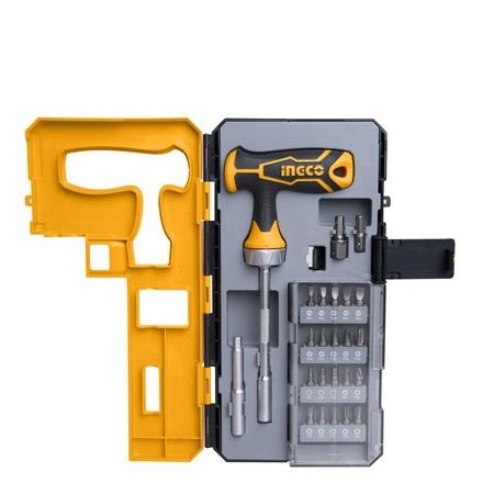 Ingco 25 Pcs T-Handle Wrench Screwdriver Set HKSDB0258 Ingco 25 Pcs T-Handle Wrench Screwdriver Set HKSDB0258