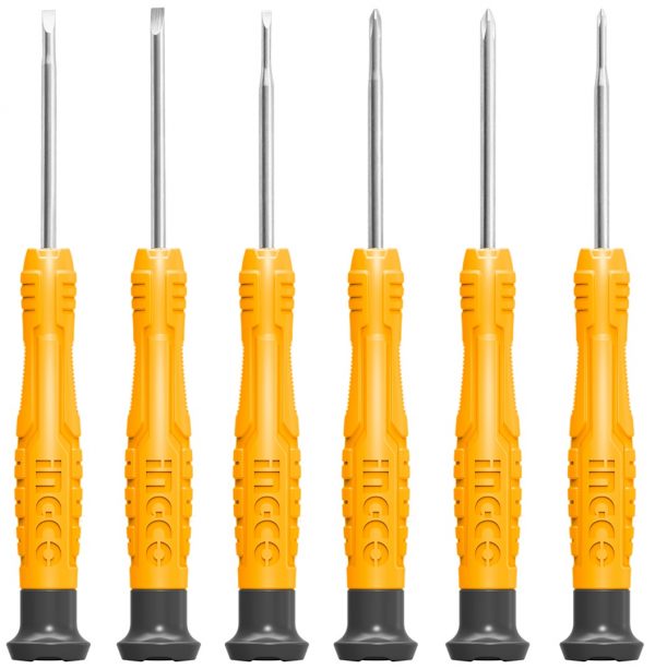 Ingco 6 Pcs Precision Screwdriver Set HKSD0618