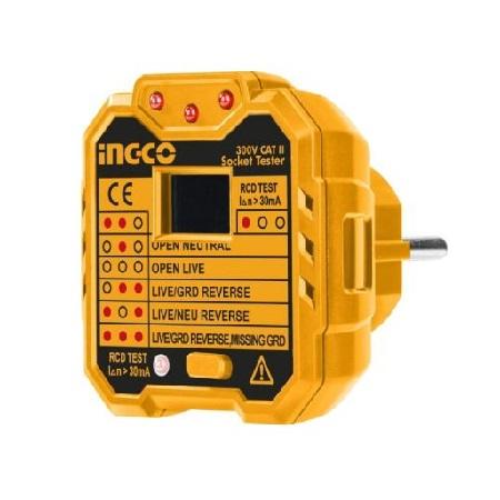 INGCO UK PLUG SOCKET TESTER HESST30001, Electrical & Electronic Tester