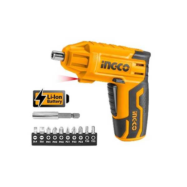INGCO LiIon Cordless Screwdriver CSDLI0401 4V EZMakaan