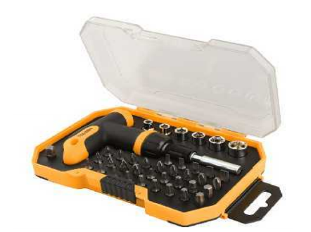 Tolsen 41Pcs bits & sockets set 20036